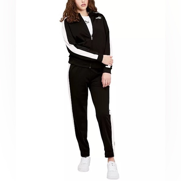 Puma Tracksuit 2-Piece Jacket & Jogger Pants in Black & White Size XL NWT - Picture 11 of 11